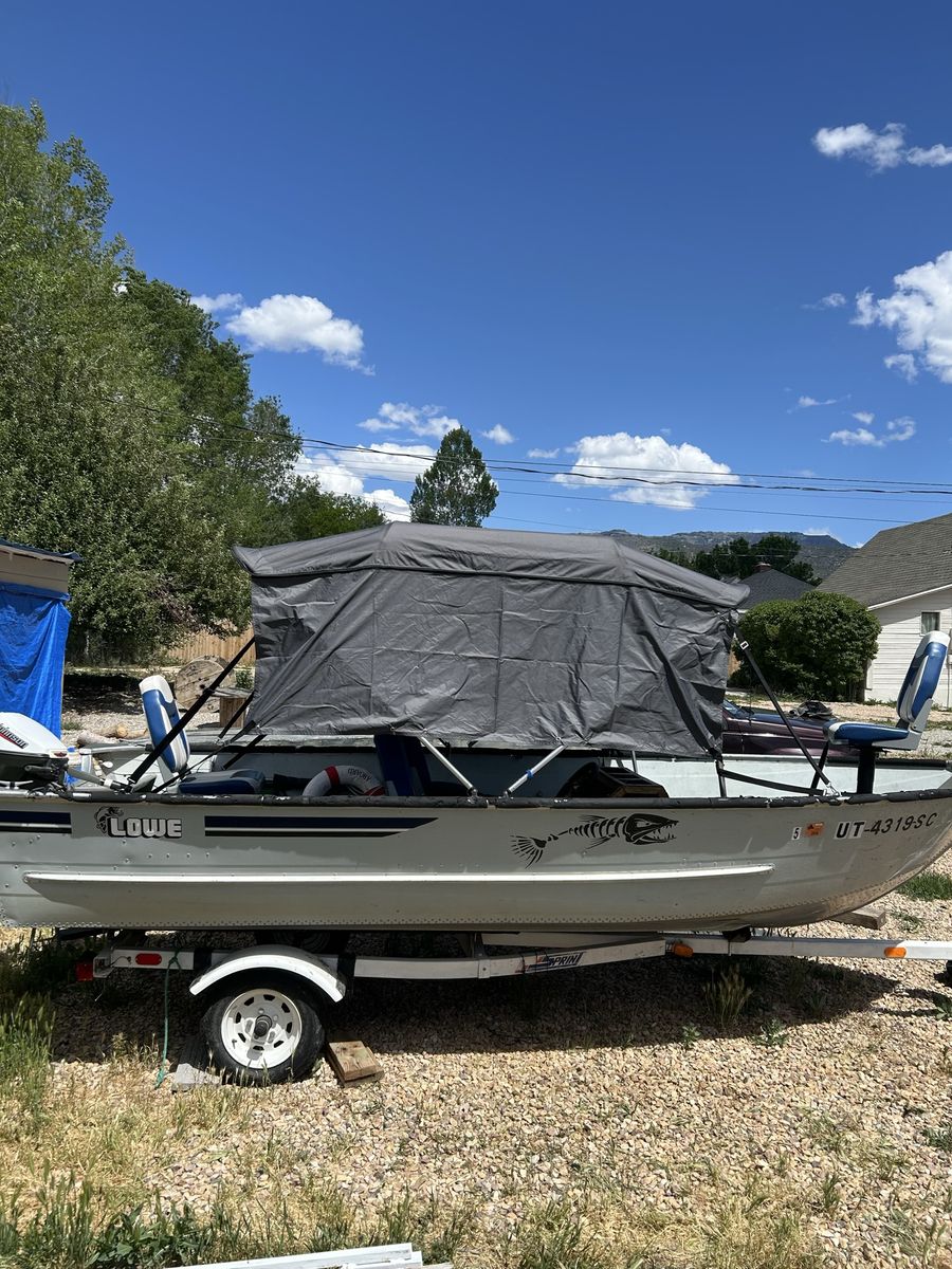 Lowe Fishing Boat with Trailer - Ready for the Water!