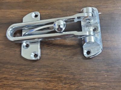 Chrome Plated Heavy Duty Door Latch Lock Security Guard Bolt