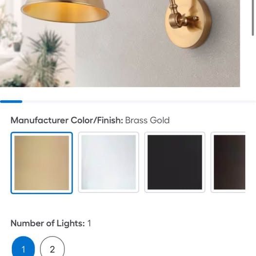 Cute Adjustable Arm Metal Sconce Antique Gold