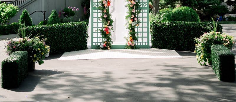 Wedding Decor / Wedding Garden Hedge / Wedding Reception 