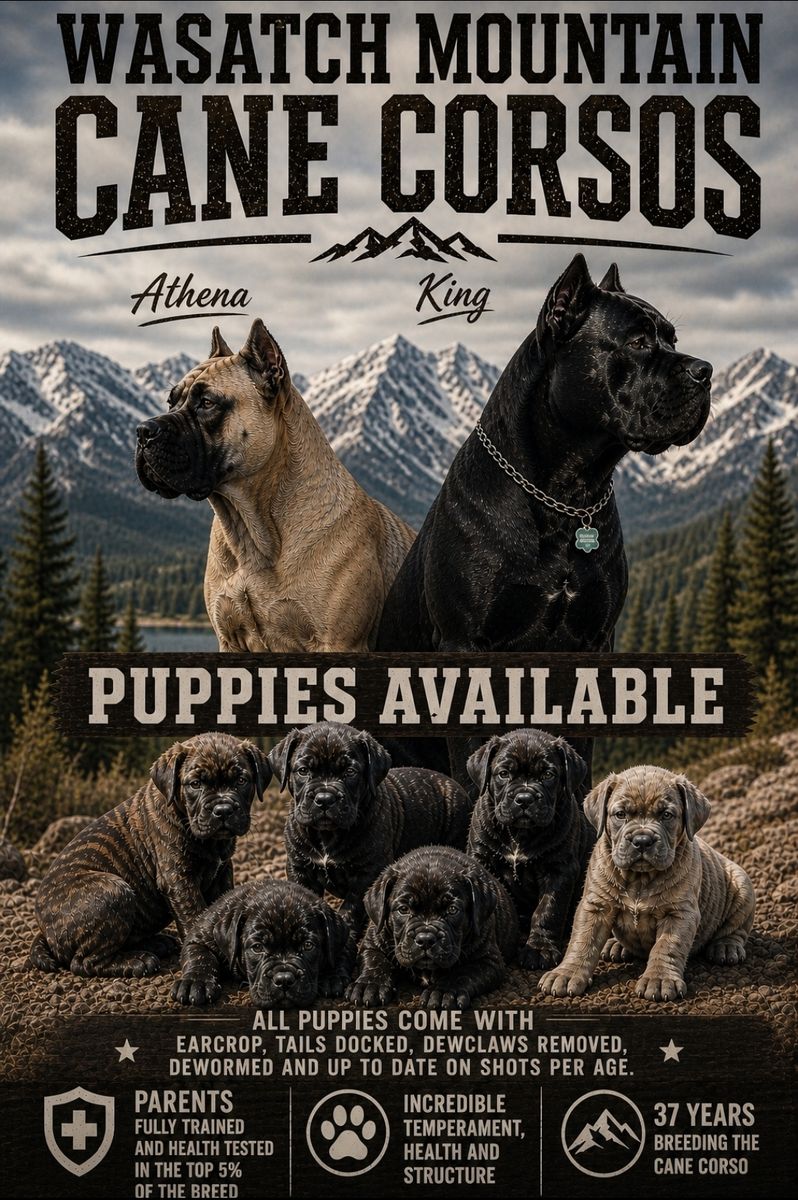 Cane corso puppies