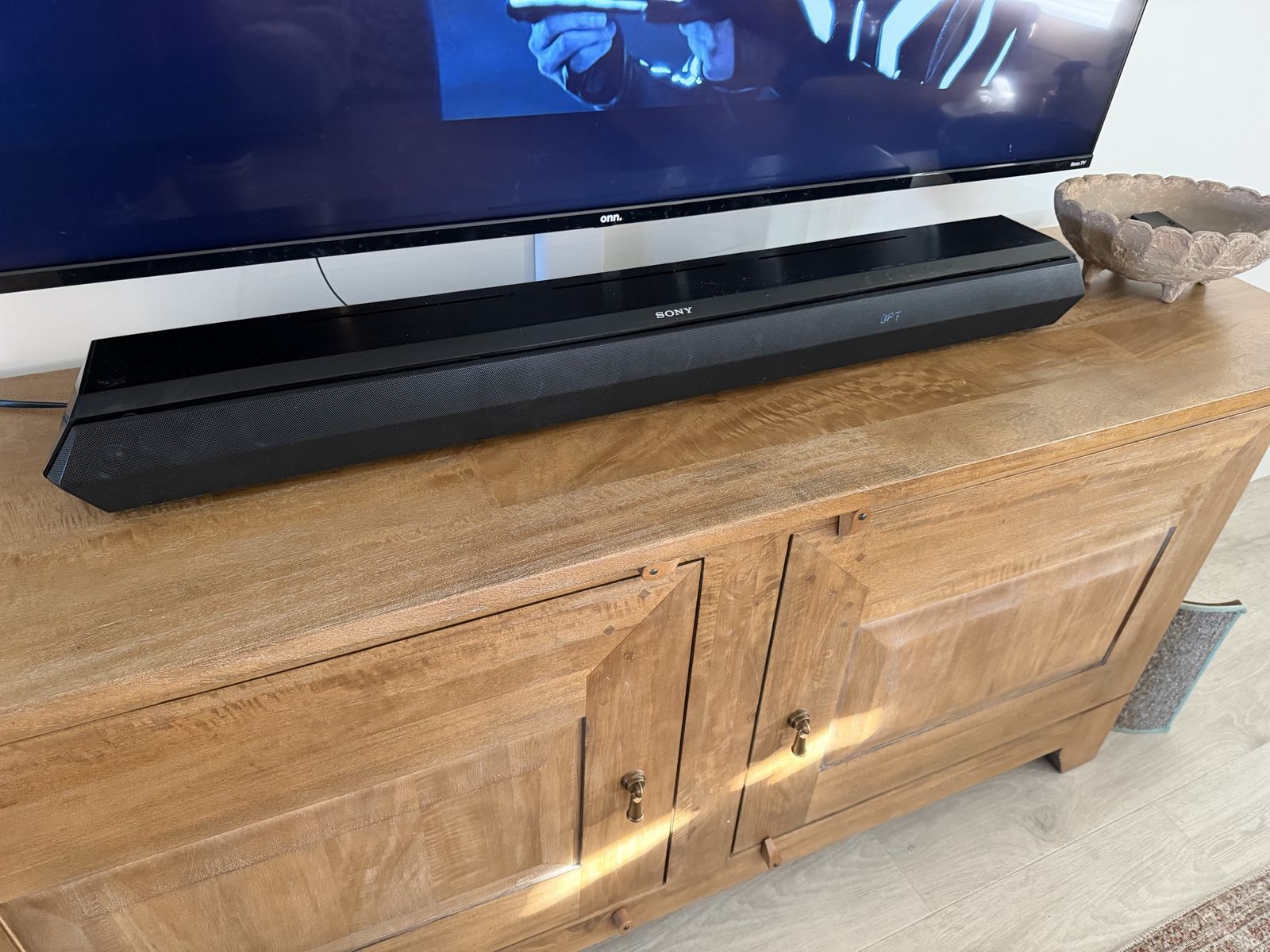 Sony ST7 7.1 Soundbar with wireless subwoofer.