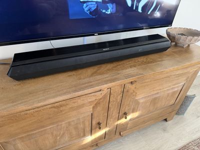 Sony ST7 7.1 Soundbar with wireless subwoofer.