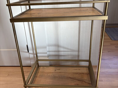 Metal & Wood Bar Cart – Great Condition