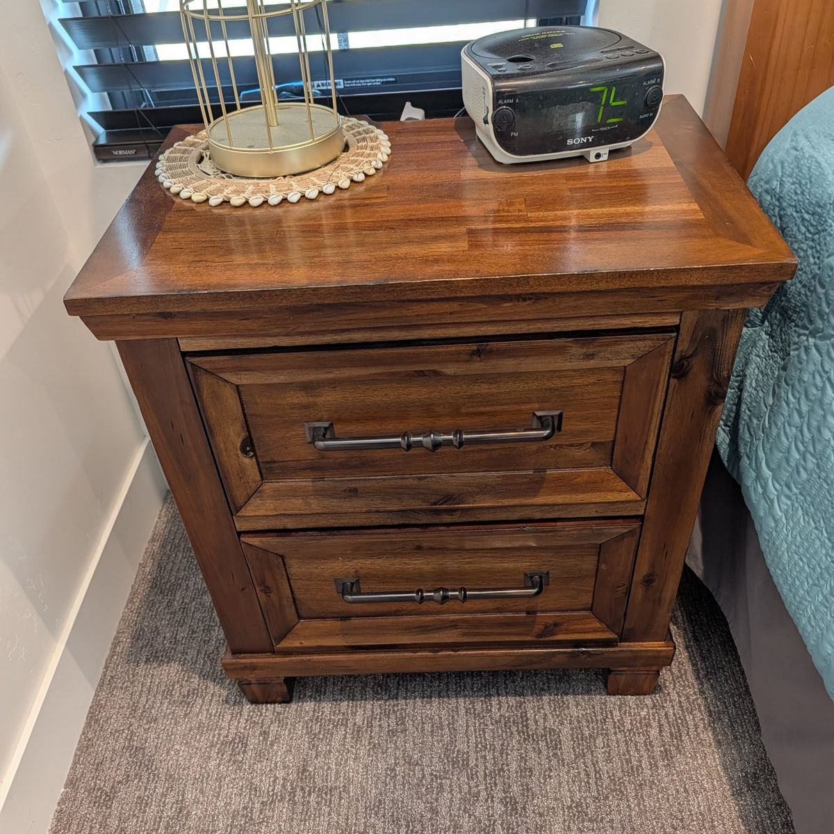 Bedside table from Ashley's Millenium collection