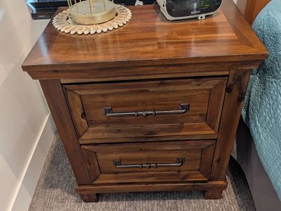 Bedside table from Ashley's Millenium collection