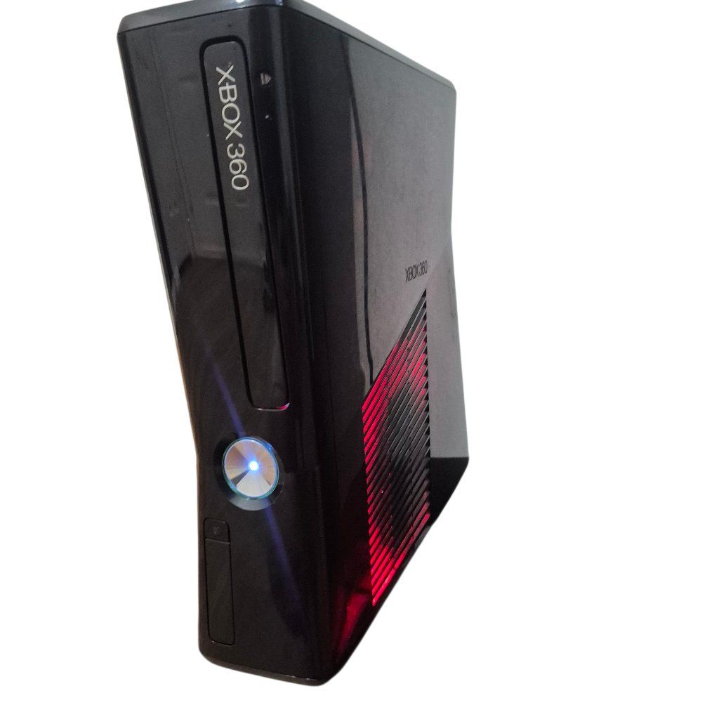 xbox 360 slim,  modded gaming console. rgh 3, reasy to go. preloaded hdd, console bundle, 1800 xblig/xbla games. 37 XB360 games
