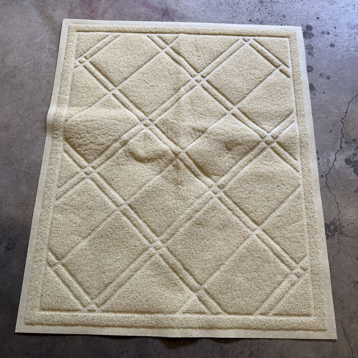 Oversize doormat, washable 3‘ x 5‘ rubber nonslip