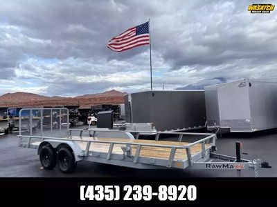 2026 RawMaxx 7X20 7K UTX Utility Trailer