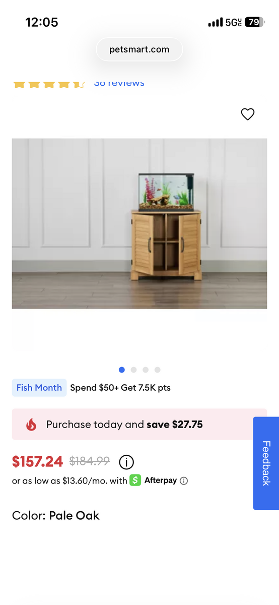 20 gallons aquarium stand