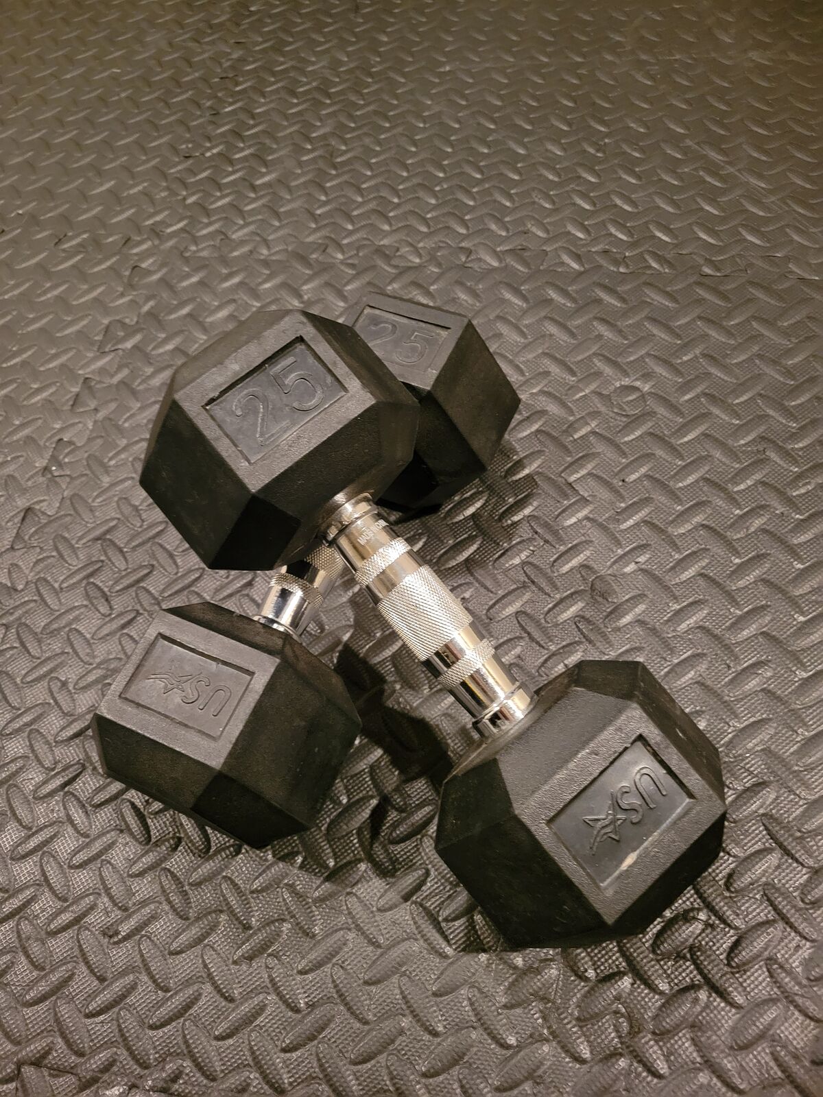 25 Lbs Pair Dumbbells