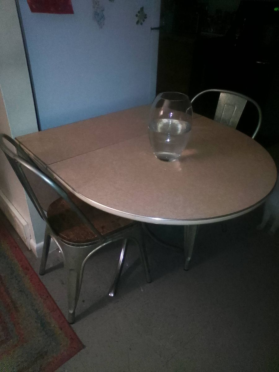 1950s Vintage Drop Leaf Table