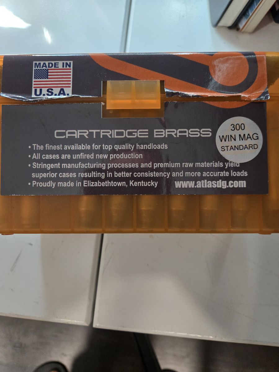 ADG 300 win mag brass