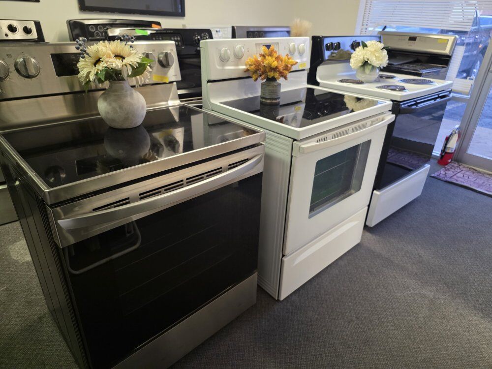 gas or electric stoves!! prices varies