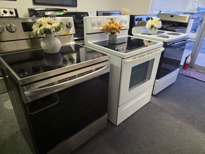 gas or electric stoves!! prices varies