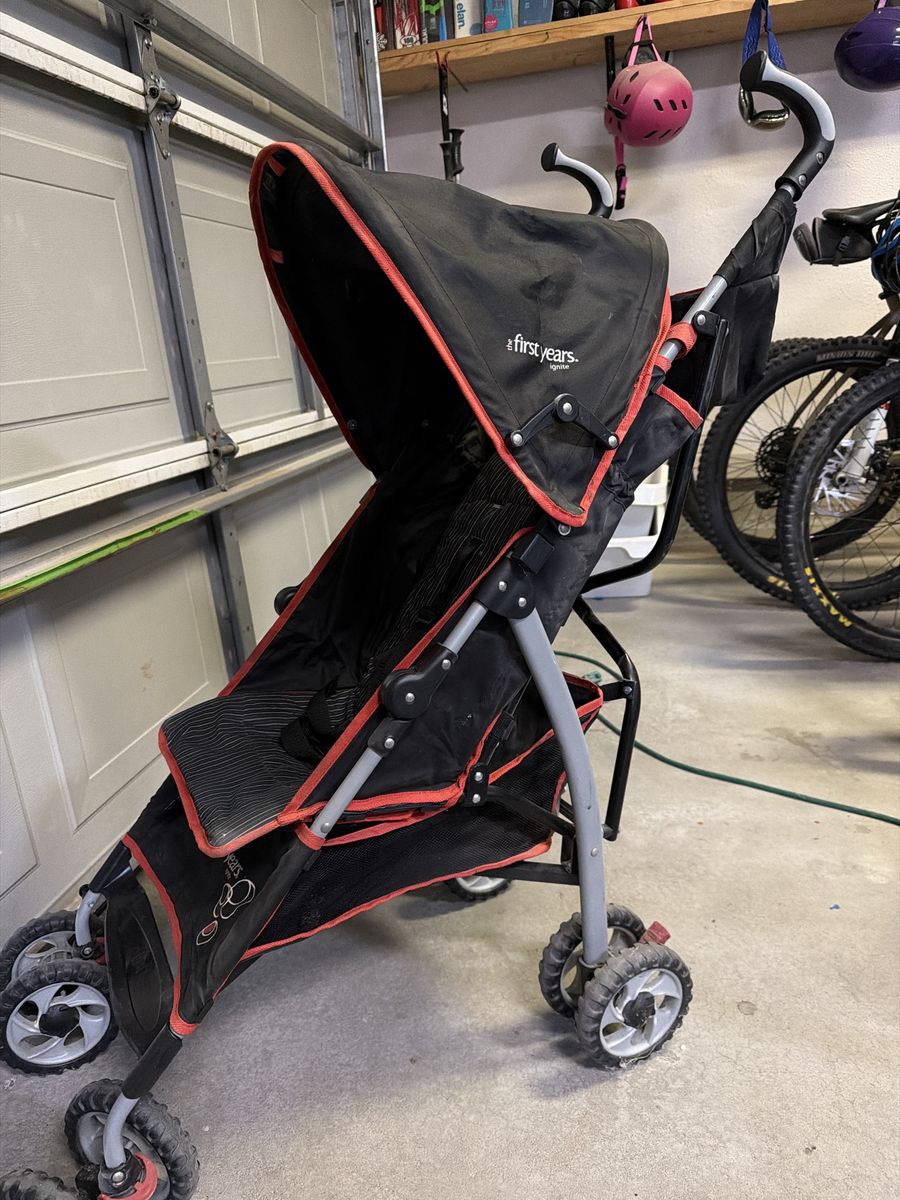 The First Years Ignite Stroller Black and Red