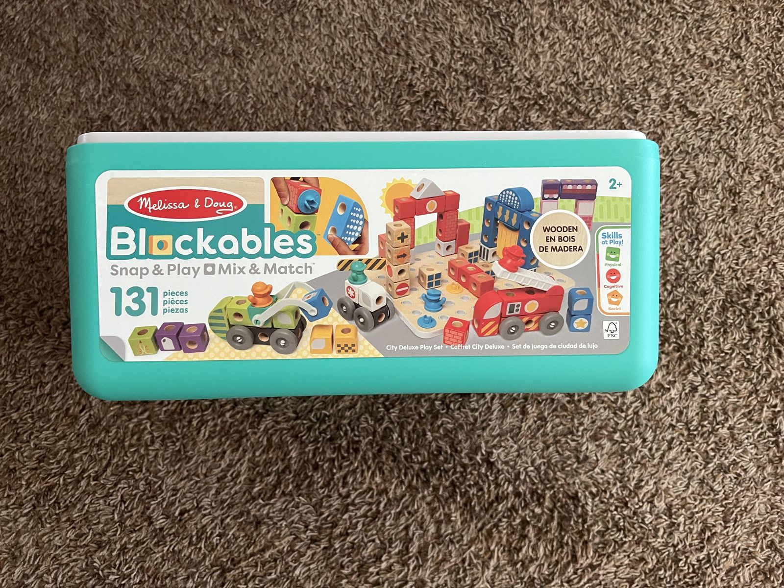 NEW: Melissa & Doug Blockables Rescue City Set