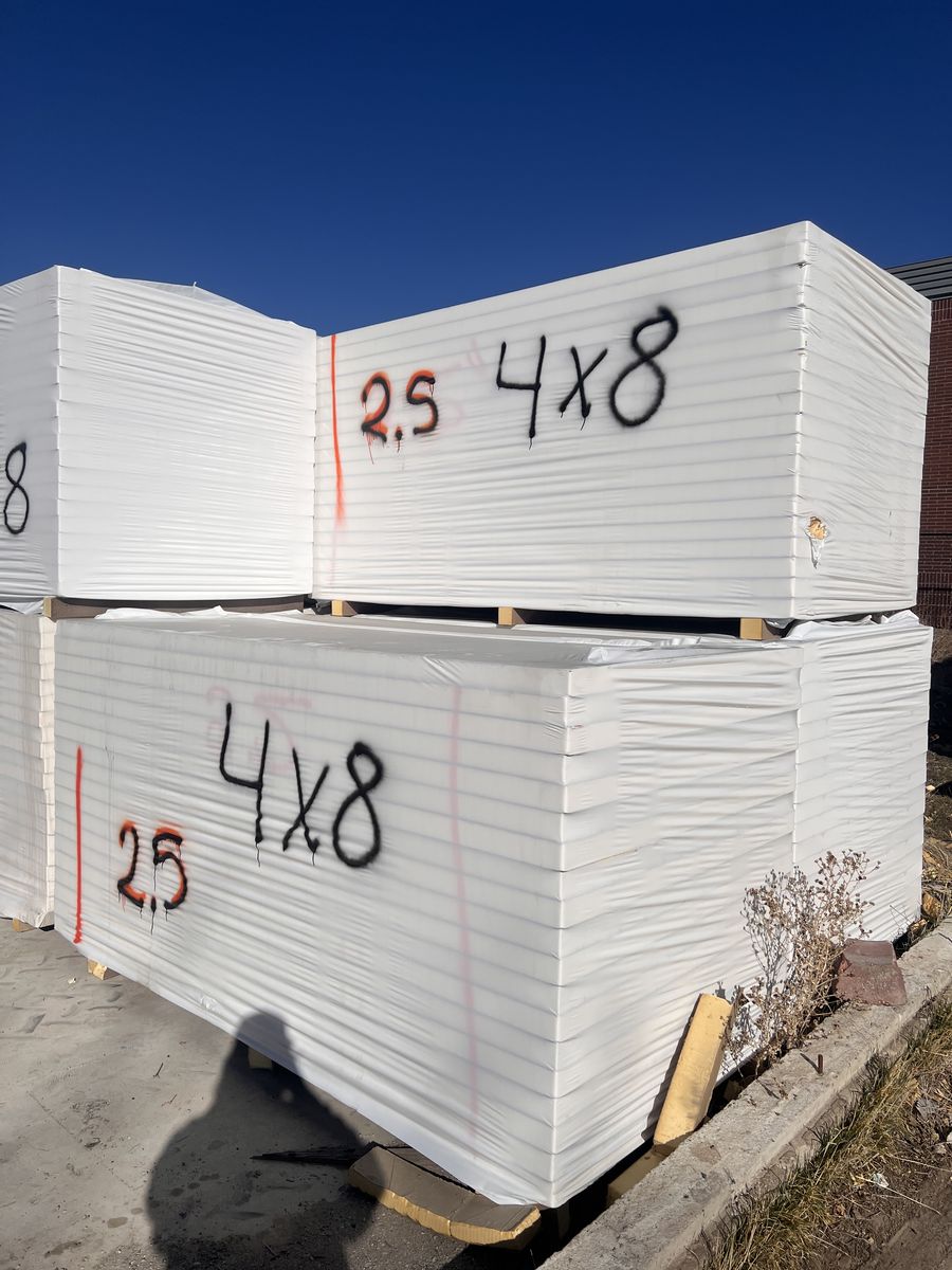 4x8 2.5 Polyiso Rigid Foam Insulation