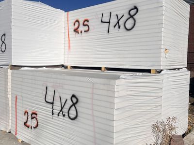 4x8 2.5 Polyiso Rigid Foam Insulation