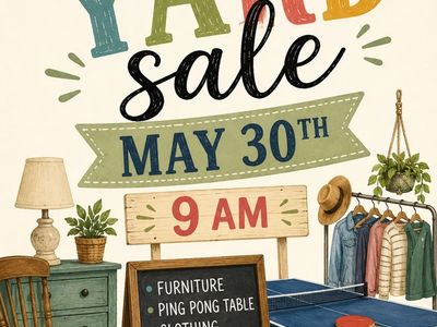 Yard sale! Spanish Fork