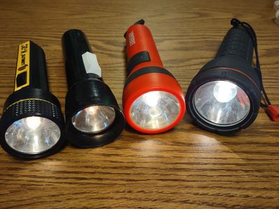 FLASHLIGHTS, individually priced $1, $2, $3