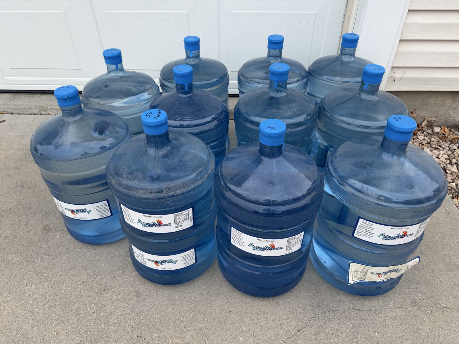 5 Gallon Water Jugs