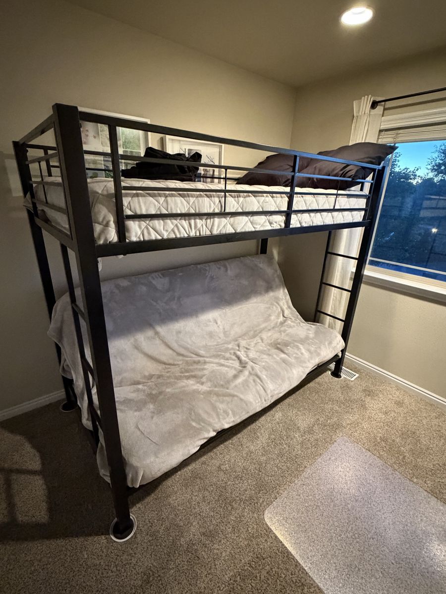 Twin over Full Futon Bunk Bed