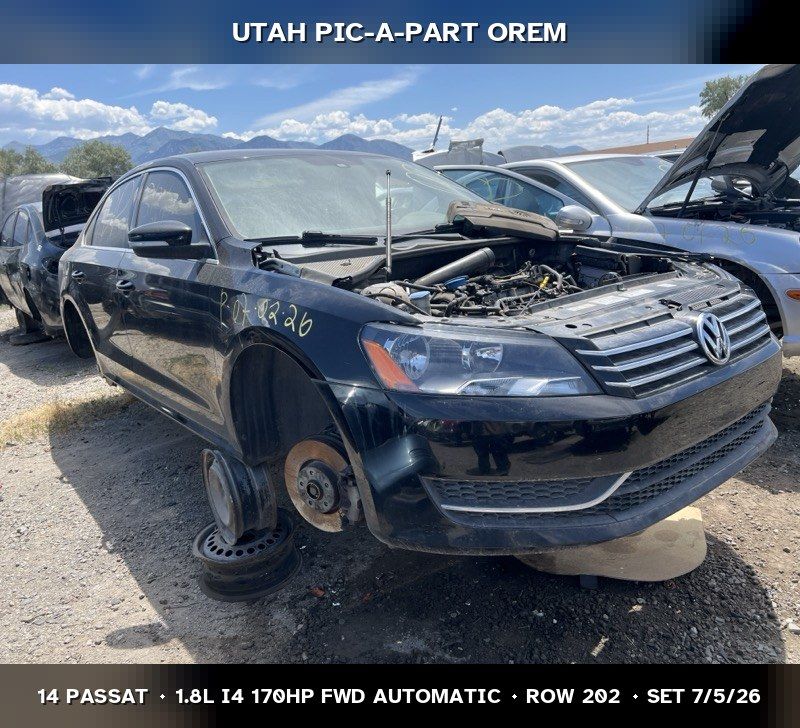 2014 Volkswagen Passat Parts - UTPAP Orem