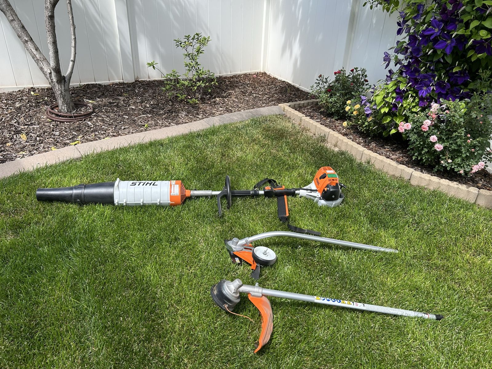 Blower, trimmer, edger tools