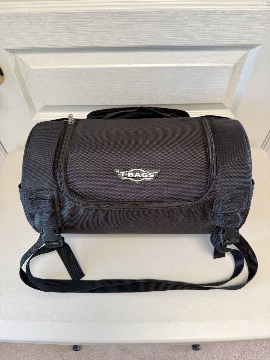 T-Bags Lone Star Saddle Roll Motorcycle Bag Luggage