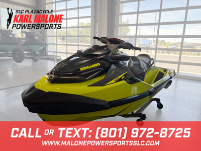 2019 Sea-Doo RXT-X 300 Neon Yellow and Lava Grey -