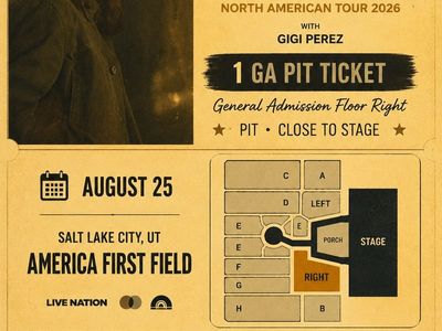 Noah Kahan ticket - 1 Pit Ticket GA Floor