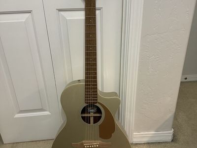 Fender Newporter Player Acoustic-Electric Guitar — Champagne