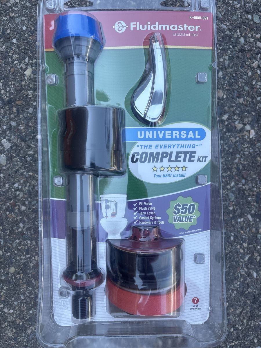 Fluidmaster Universal Complete Toilet Repair Kit K-400H-021