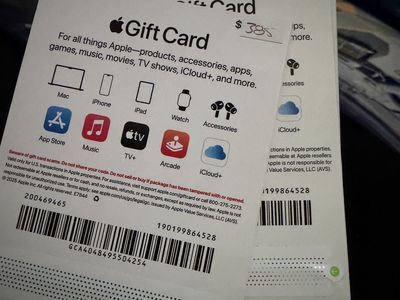 Apple gift cards