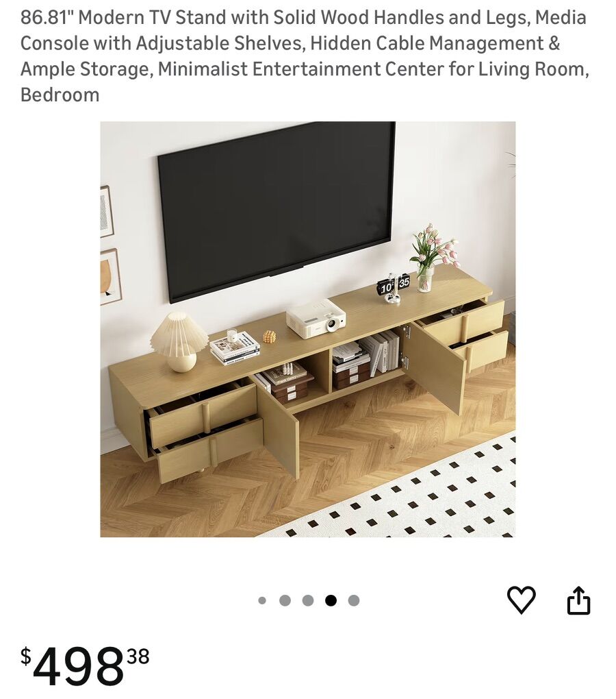 86.81 Modern TV Stand