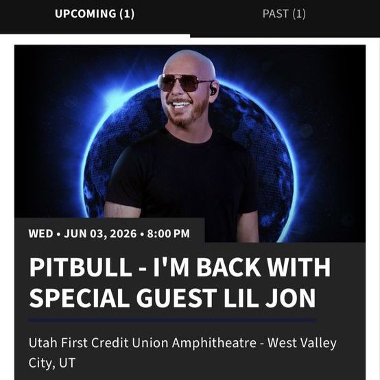 Pitbull ticket