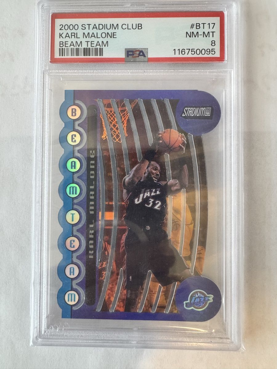 2000 Topps Stadium Club Karl Malone Beam Team #BT17 PSA 8 NM-MT
