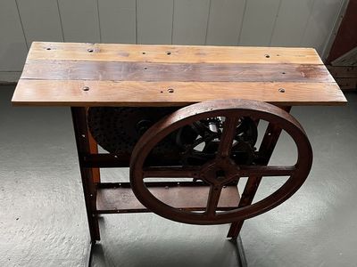 Custom corn shelter table