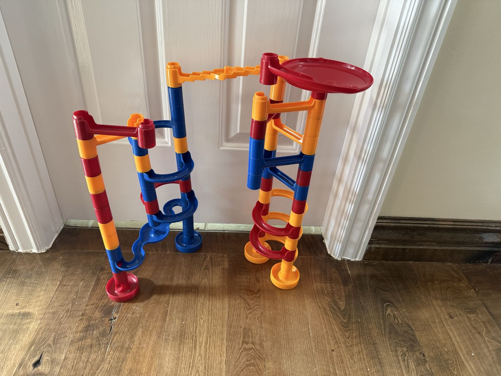 Large marble tower can be made many different ways!