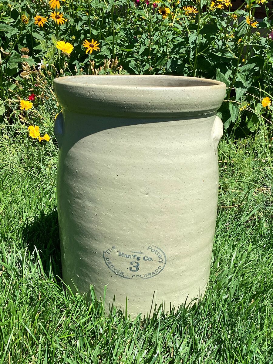 Antique Western Pottery Crock