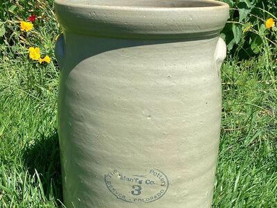 Antique Western Pottery Crock