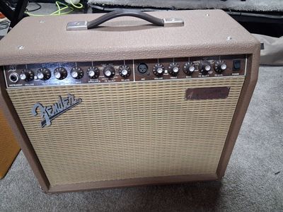 Fender Acoustasonic 30 DSP Acoustic Guitar Amplifier - Brown, 30W
