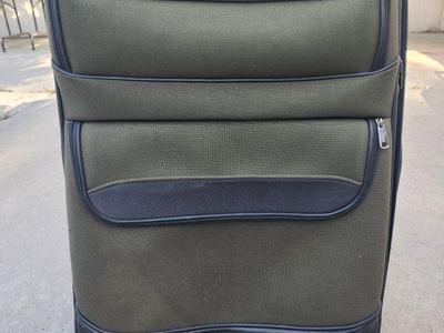 American Tourister Olive Green Softside Rolling Suitcase Luggage