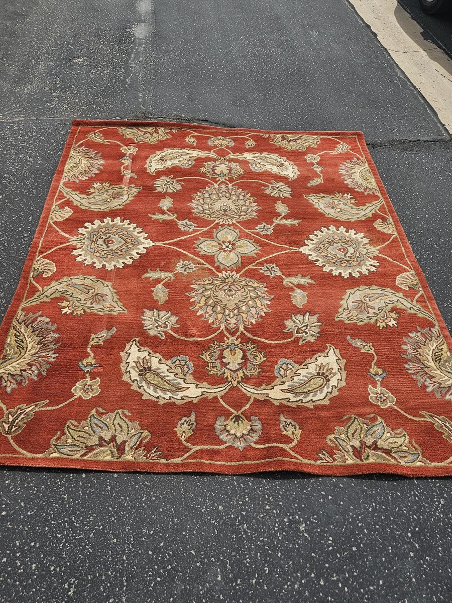 Modern Oriental Carpet: 7x9