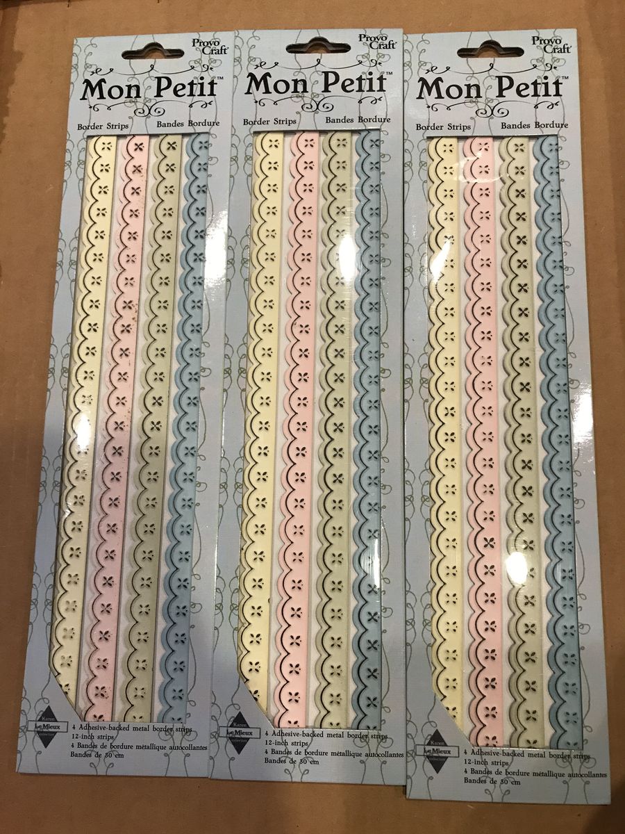 PICK 1 or more:  Scrapbook Embellishments Embossed Metal Strips Or Metal Word Strips Or