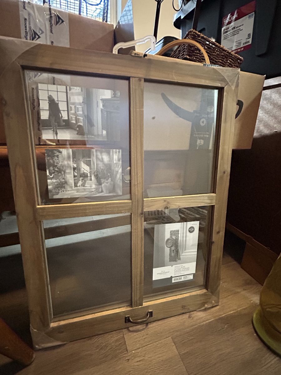 New Wood Collage Float Frame 17x22