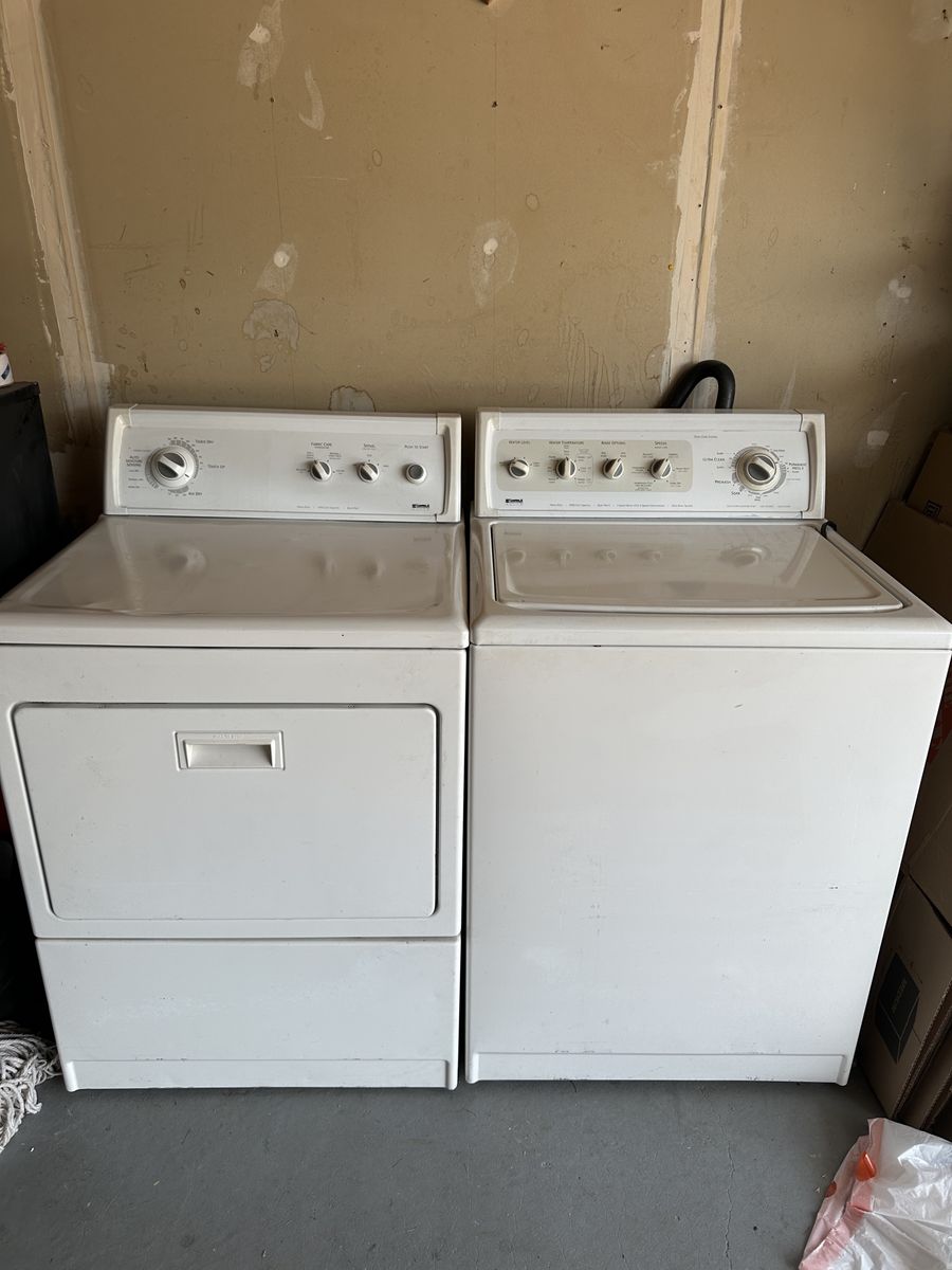 Estate Top-Load Washing Machine and Electric Dryer Set - White