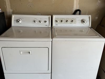 Estate Top-Load Washing Machine and Electric Dryer Set - White