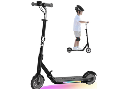 New in Box, Mega Motion ME1 Electric Kids Scooter – Children and Toddler Foldable Kick Scooter – Adjustable Handlebar